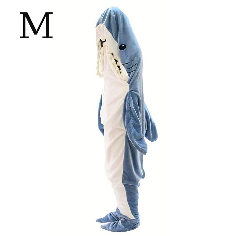 Wearable Shark Sleeping Bag Pajamas Blanket