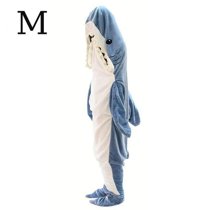 Wearable Shark Sleeping Bag Pajamas Blanket