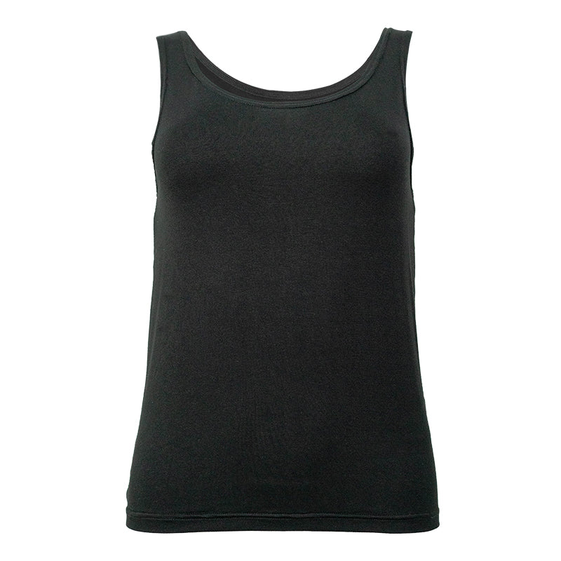 Basic Black Sling Tank Top, Soft Knit Daily Wear for an Effortless, Stylish Look