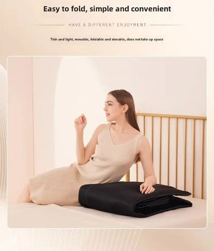 Full Body Heated Vibration Massage Mat with Airbag Traction and Remote Control