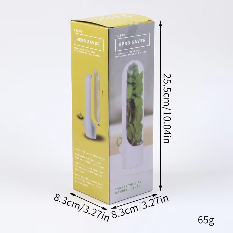 Fresh-Keeping Herb Saver Container – Durable Kitchen Storage for Leafy Greens