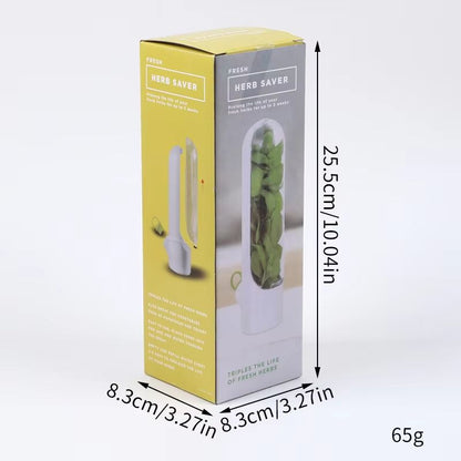 Fresh-Keeping Herb Saver Container – Durable Kitchen Storage for Leafy Greens