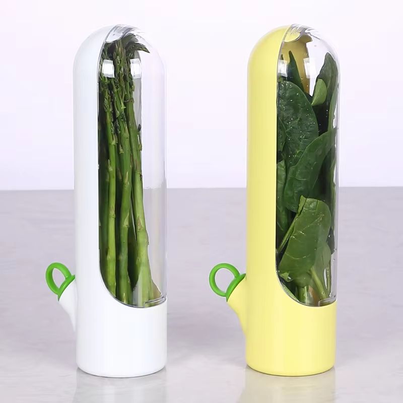 Fresh-Keeping Herb Saver Container – Durable Kitchen Storage for Leafy Greens