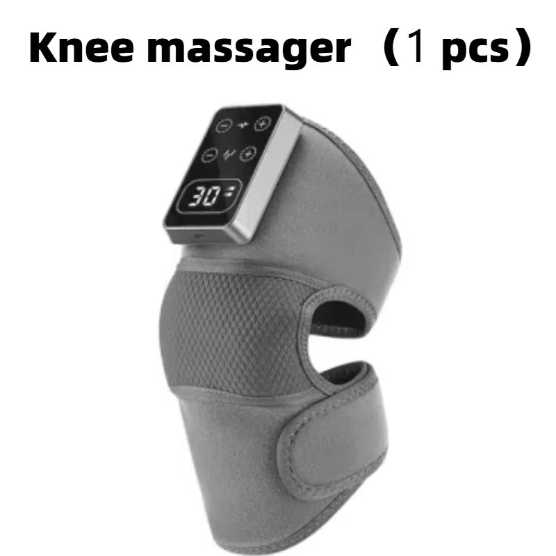 Electric Knee Massager with Heat & Vibration – Joint Pain Relief and Muscle Relaxation Pad