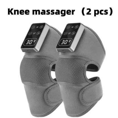 Electric Knee Massager with Heat & Vibration – Joint Pain Relief and Muscle Relaxation Pad