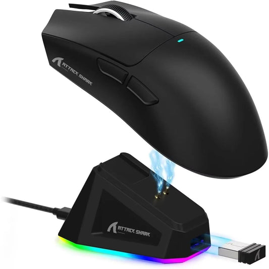 X11 Wireless Gaming Mouse with RGB Dock & 22K DPI Precisionc
