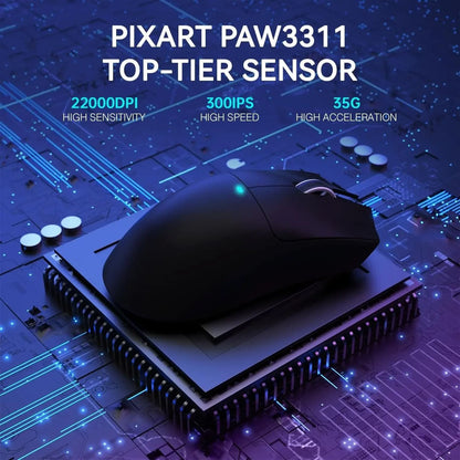 X11 Wireless Gaming Mouse with RGB Dock & 22K DPI Precisionc