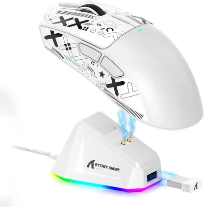 X11 Wireless Gaming Mouse with RGB Dock & 22K DPI Precisionc