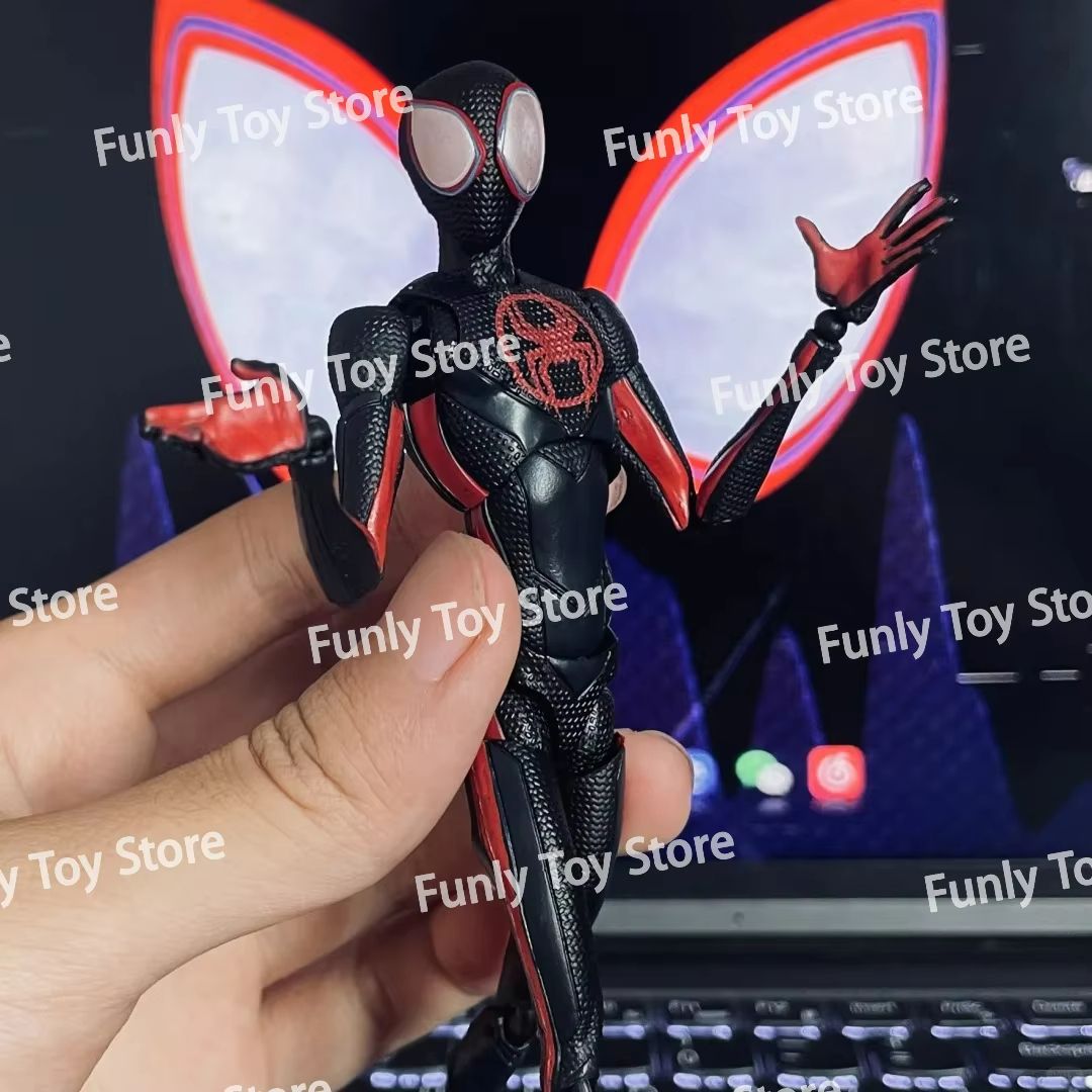 Miles Morales Spider-Man Action Figure – Across the Spider-Verse Collectible Anime Figurine Toy