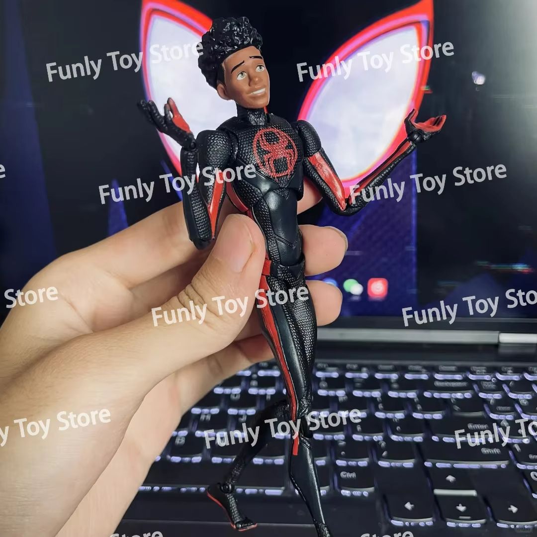 Miles Morales Spider-Man Action Figure – Across the Spider-Verse Collectible Anime Figurine Toy