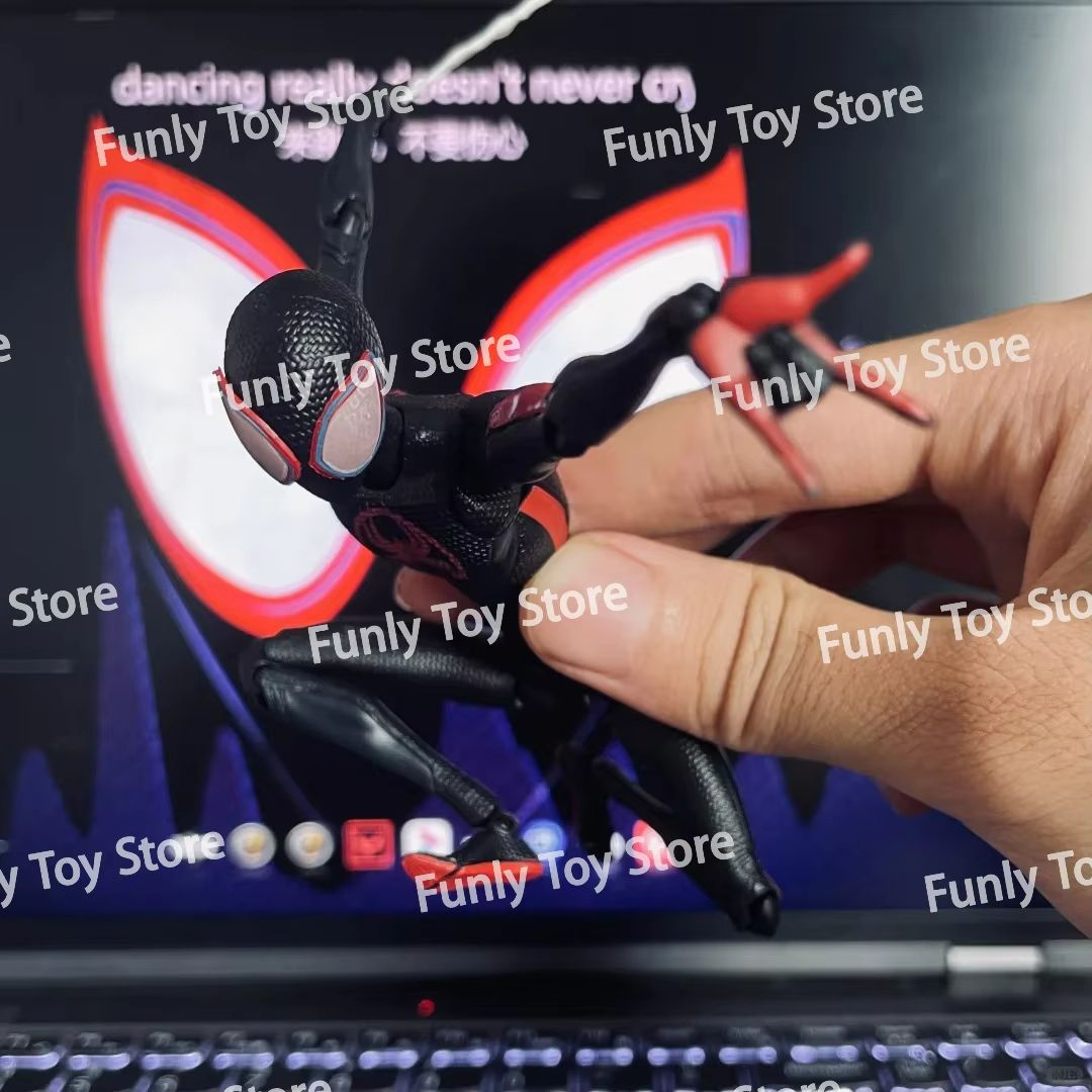 Miles Morales Spider-Man Action Figure – Across the Spider-Verse Collectible Anime Figurine Toy