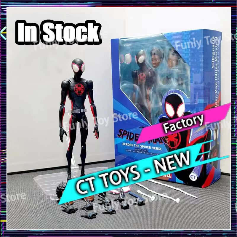 Miles Morales Spider-Man Action Figure – Across the Spider-Verse Collectible Anime Figurine Toy