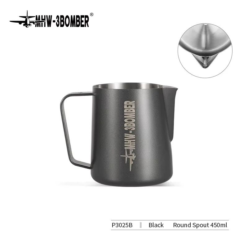 MHW 3Bomber Stainless Steel Milk Frothing Pitcher for Latte Art & Espresso