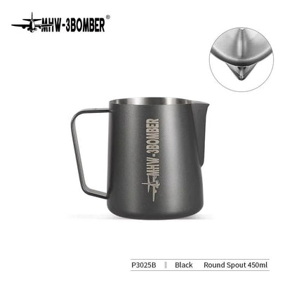 MHW 3Bomber Stainless Steel Milk Frothing Pitcher for Latte Art & Espresso
