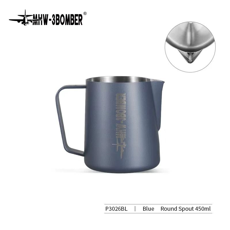 MHW 3Bomber Stainless Steel Milk Frothing Pitcher for Latte Art & Espresso