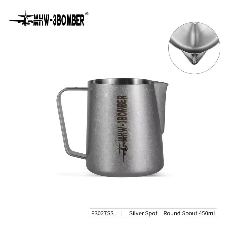 MHW 3Bomber Stainless Steel Milk Frothing Pitcher for Latte Art & Espresso