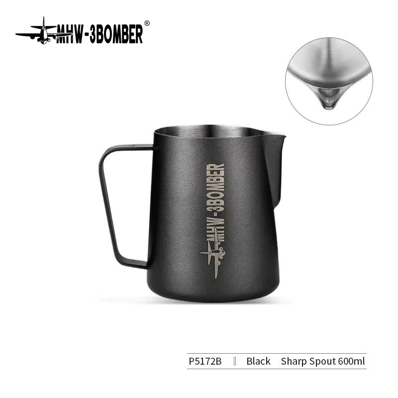 MHW 3Bomber Stainless Steel Milk Frothing Pitcher for Latte Art & Espresso