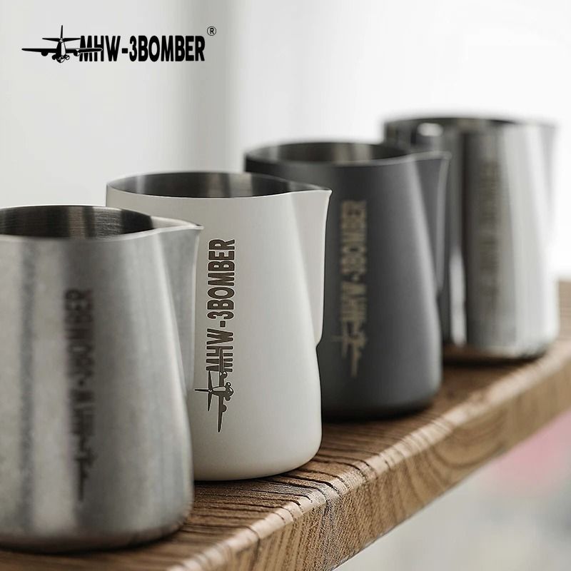 MHW 3Bomber Stainless Steel Milk Frothing Pitcher for Latte Art & Espresso
