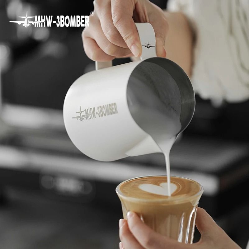 MHW 3Bomber Stainless Steel Milk Frothing Pitcher for Latte Art & Espresso