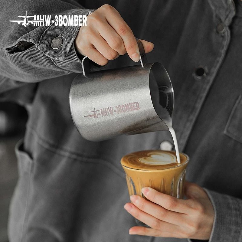 MHW 3Bomber Stainless Steel Milk Frothing Pitcher for Latte Art & Espresso