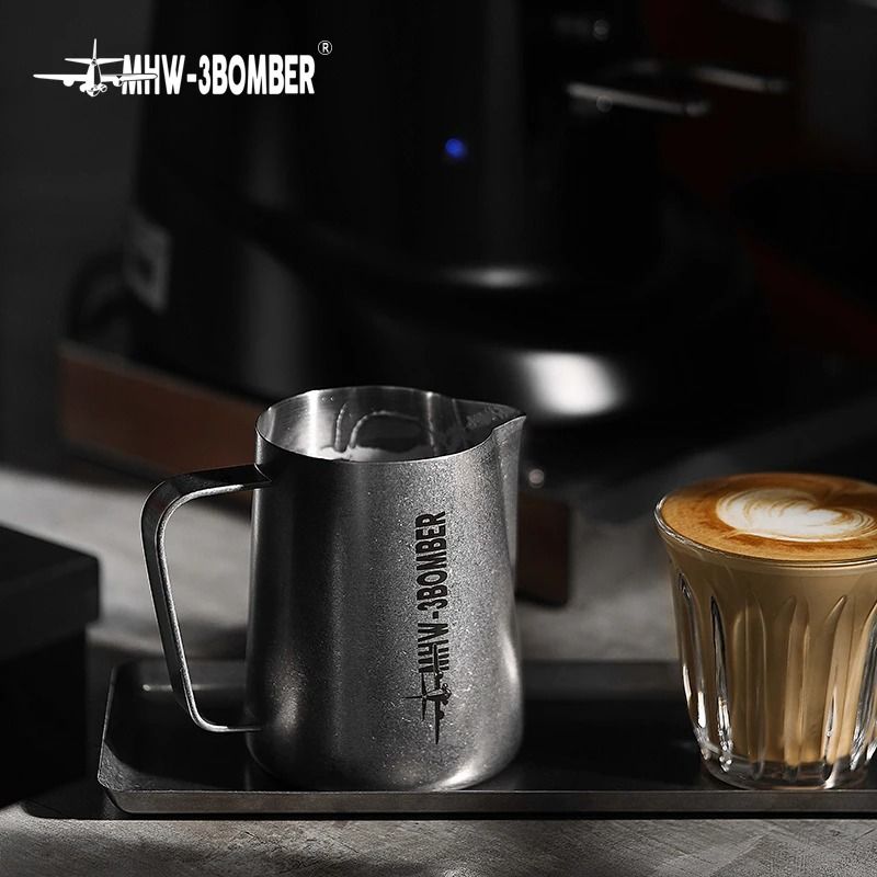 MHW 3Bomber Stainless Steel Milk Frothing Pitcher for Latte Art & Espresso