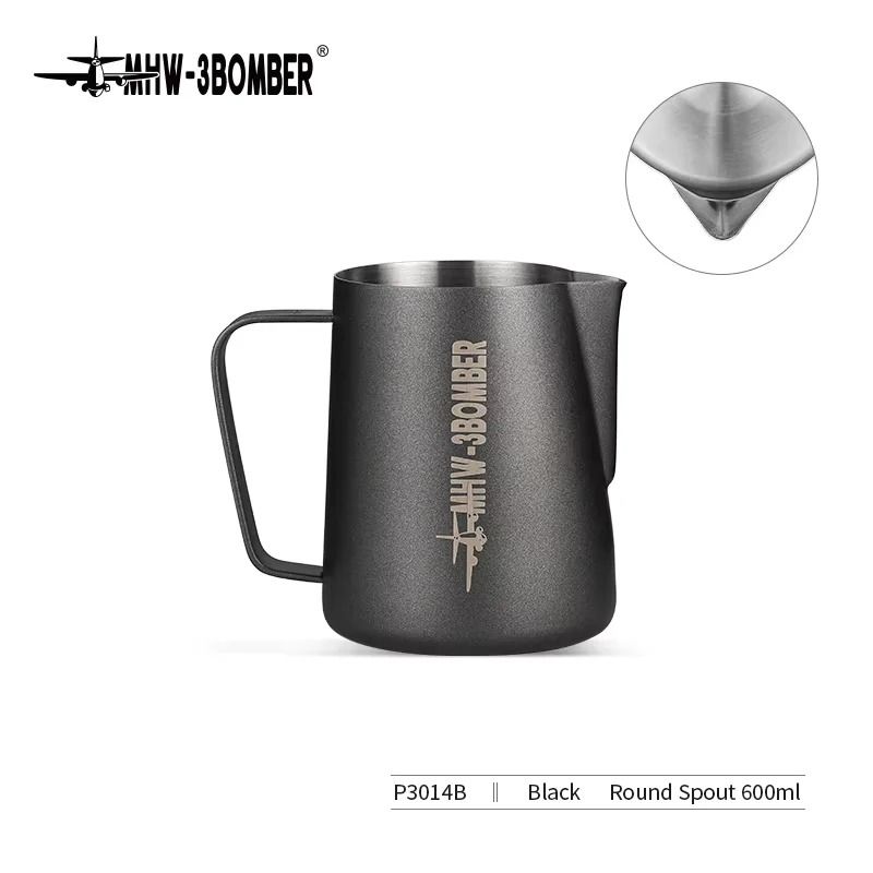 MHW 3Bomber Stainless Steel Milk Frothing Pitcher for Latte Art & Espresso