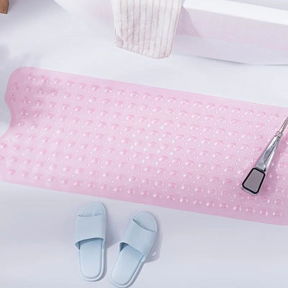 Non Slip Shower Mat with Drain Holes and Suction Cups