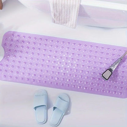 Non Slip Shower Mat with Drain Holes and Suction Cups
