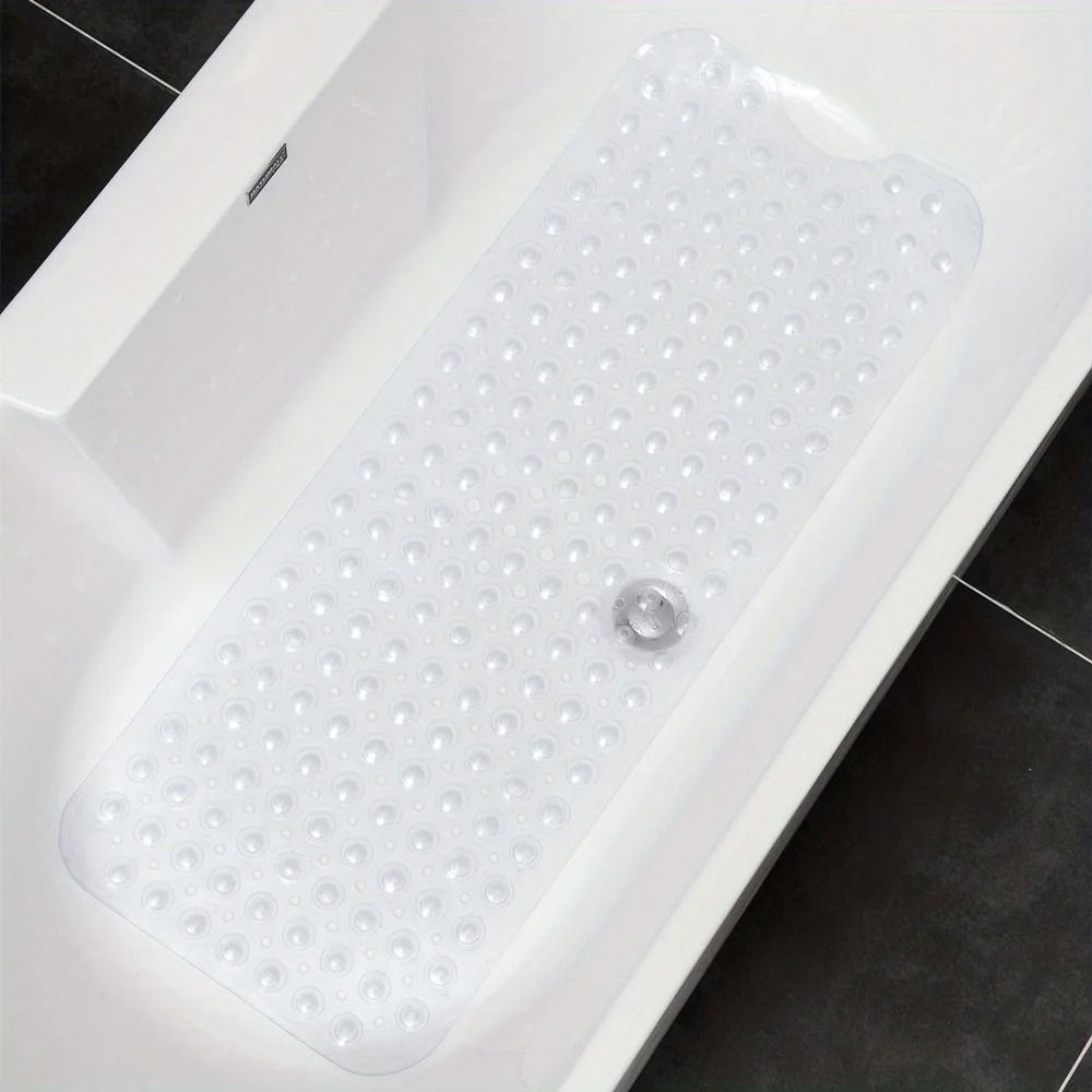 Non Slip Shower Mat with Drain Holes and Suction Cups