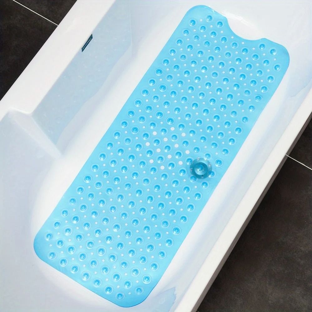 Non Slip Shower Mat with Drain Holes and Suction Cups