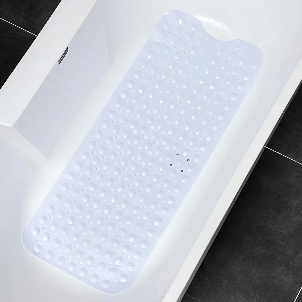 Non Slip Shower Mat with Drain Holes and Suction Cups