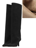 black plush lining