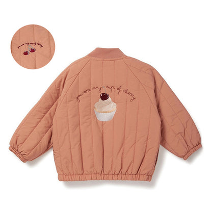Adorable Toddler Baby Boy Girl Jackets for Spring, Autumn, Long Sleeve Embroidery Fleece Cotton Kids Coats Outerwear