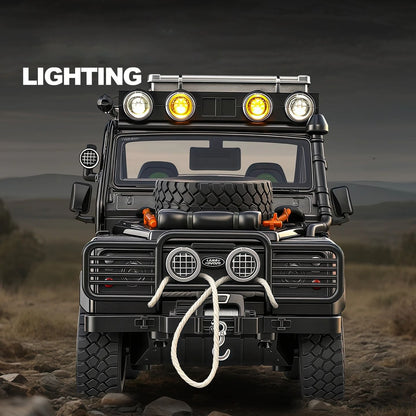 1 24 Land Rover Defender 110 Tomb LE Alloy Car Model with Sound and Light
