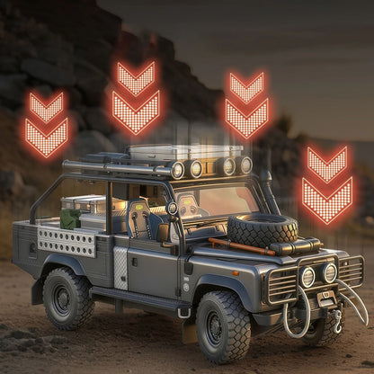 1 24 Land Rover Defender 110 Tomb LE Alloy Car Model with Sound and Light