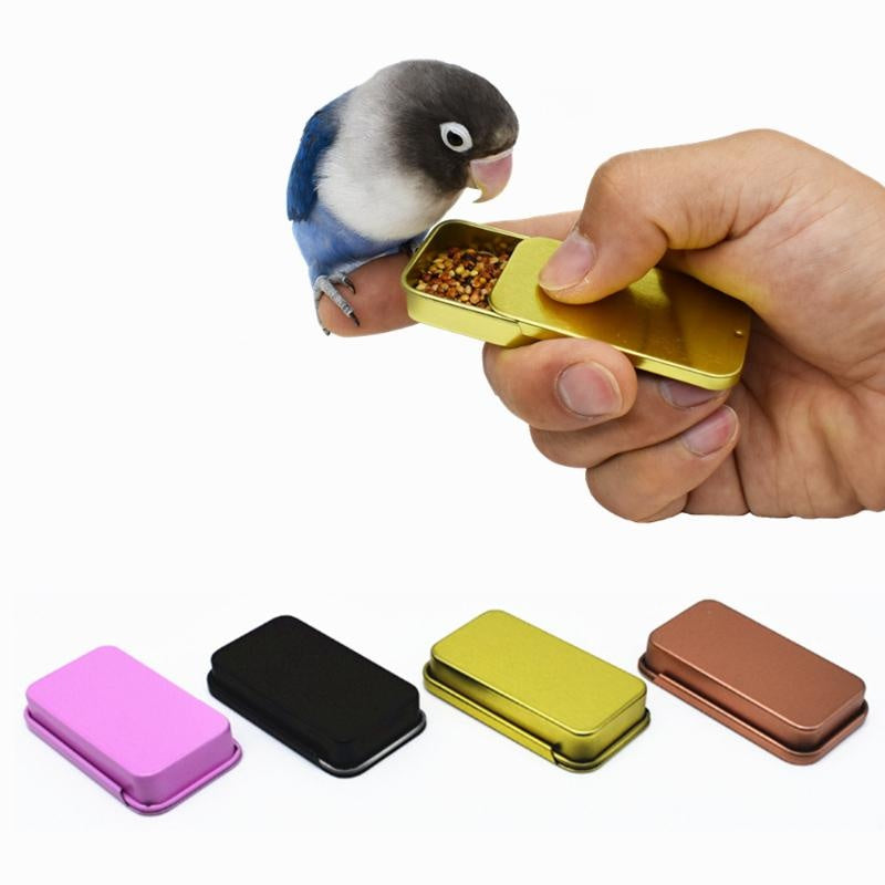 Bird Training Food Jar, Parrot Handheld Feeder Cup, Interactive Educational Toy for Taming and Foraging
