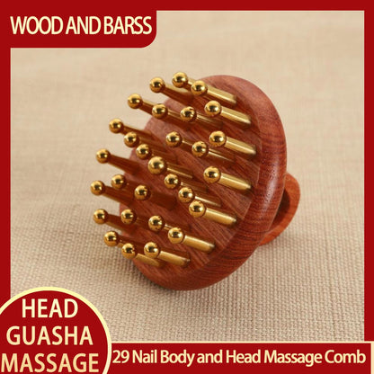 Guasha Facial Massager Tool – Kansa Wand for Natural Skin Rejuvenation & Relaxation