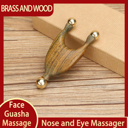 Guasha Facial Massager Tool – Kansa Wand for Natural Skin Rejuvenation & Relaxation