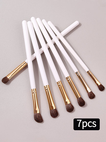 7Pcs Eye Shadow Makeup Brushes Set Soft Blending Cosmetic Brushes Kit for Flawless Eye Looks