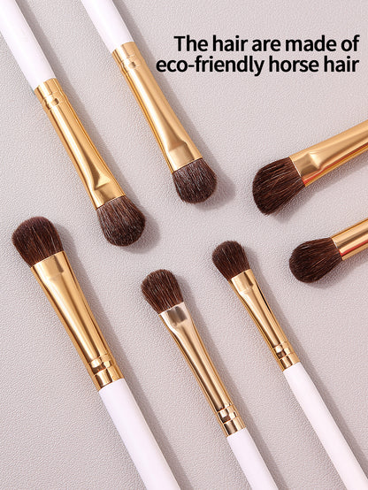 7Pcs Eye Shadow Makeup Brushes Set Soft Blending Cosmetic Brushes Kit for Flawless Eye Looks