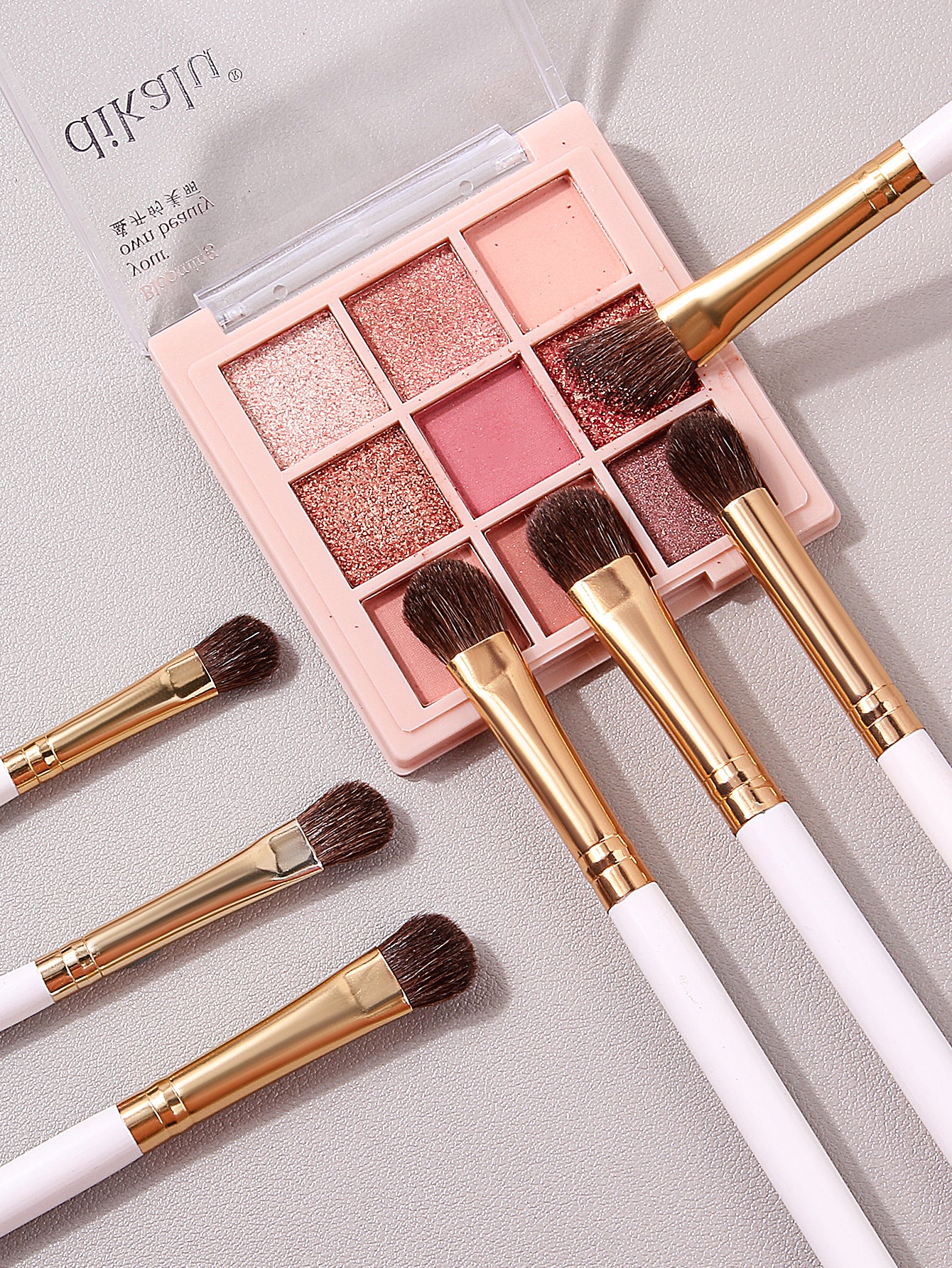 7Pcs Eye Shadow Makeup Brushes Set Soft Blending Cosmetic Brushes Kit for Flawless Eye Looks