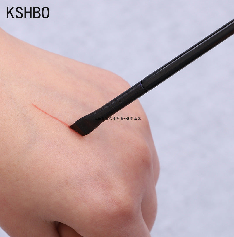 2-Piece Angled Eyebrow Brush Set for Precise Brows and Clean Eyeliner
