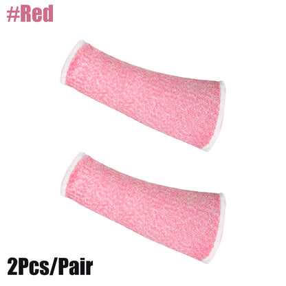 1 Pair Level 5 Cut Burn Resistant Sleeves, Thin Skin Bruising Working Arm Guards, Forearm Arm Protection