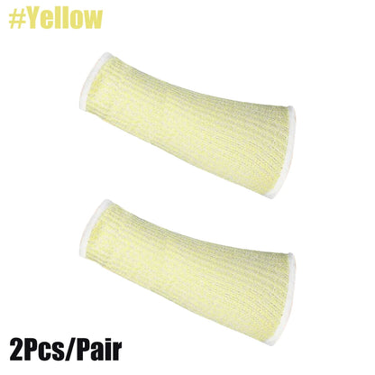 1 Pair Level 5 Cut Burn Resistant Sleeves, Thin Skin Bruising Working Arm Guards, Forearm Arm Protection