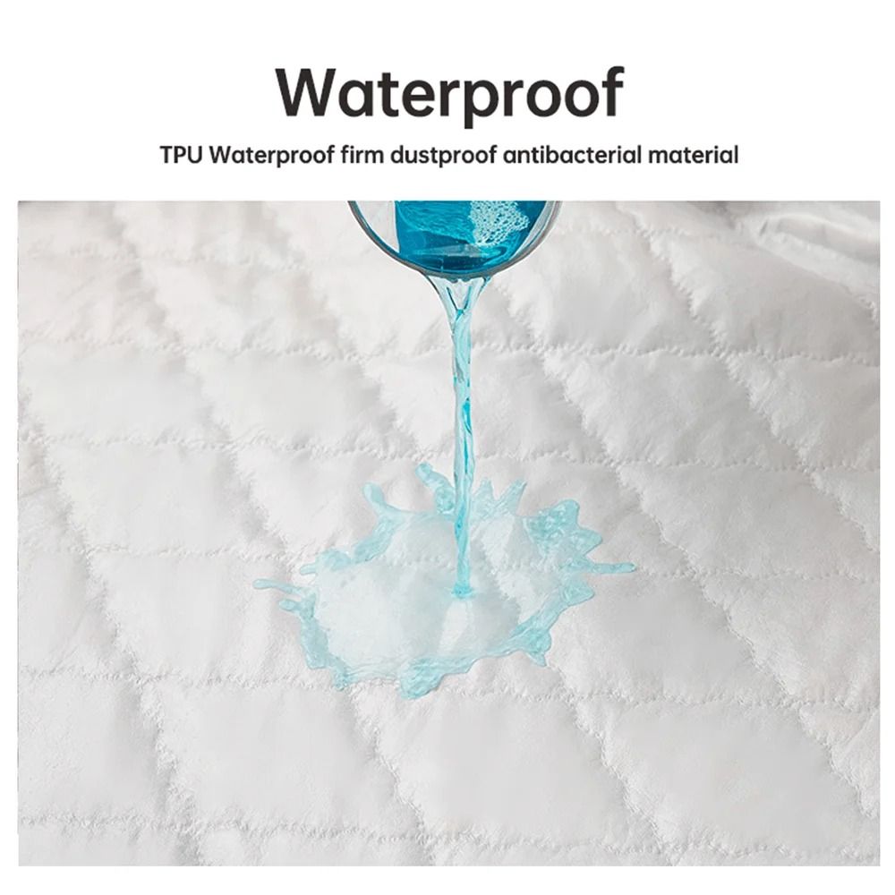 Waterproof Mattress Protector Fitted Sheet Style Bed Cover Multi Size