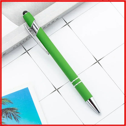 Wholesale Metal Ballpoint Pens with Touch Screen Tip, Office, School, Promotional Advertising Pen with Custom Logo