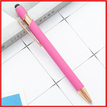 Wholesale Metal Ballpoint Pens with Touch Screen Tip, Office, School, Promotional Advertising Pen with Custom Logo
