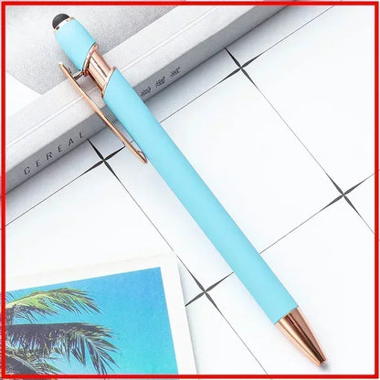 Wholesale Metal Ballpoint Pens with Touch Screen Tip, Office, School, Promotional Advertising Pen with Custom Logo
