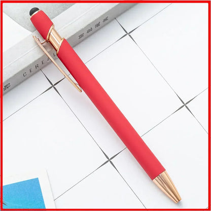Wholesale Metal Ballpoint Pens with Touch Screen Tip, Office, School, Promotional Advertising Pen with Custom Logo