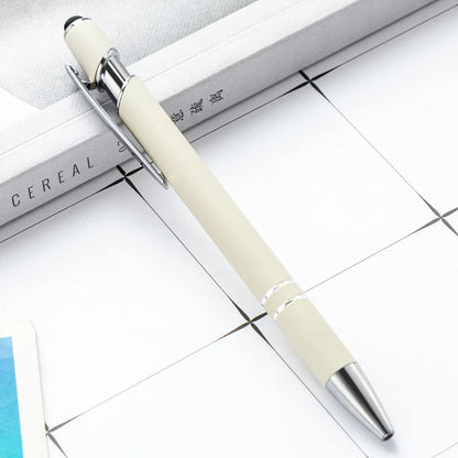 Wholesale Metal Ballpoint Pens with Touch Screen Tip, Office, School, Promotional Advertising Pen with Custom Logo